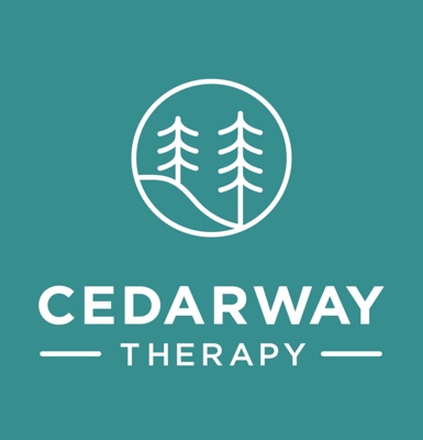 Cedarway Therapy Company Logo by Huma Saeedi, MA, MSc, RP in Oakville ON