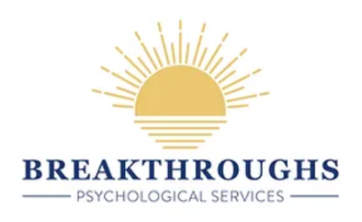 Breakthroughs Psychological Services Company Logo by Seema S. Sahin in Crofton MD