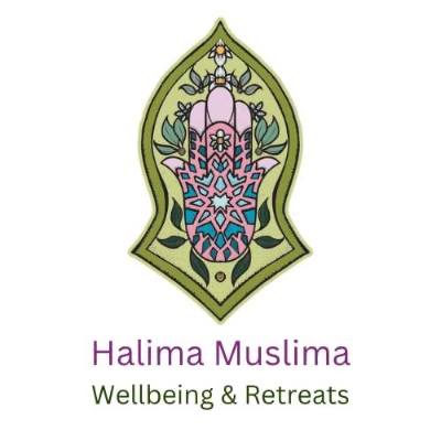 Halima Muslima Wellbeing & Retreats Company Logo by Yasmin Watson in Henley-on-Thames England